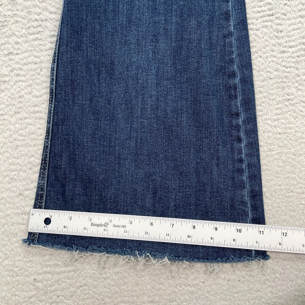 Judy Blue Flare Jeans Women's Size 7 (Fits 28X32) "Why Oh Wyoming" Tummy Control - Picture 6 of 7